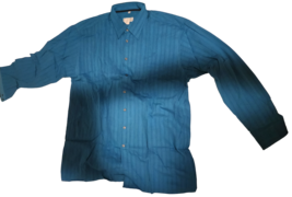 Georg Roth of Germany Classic Blue Solid Long-Sleeve Button-Up Shirt (Si... - $80.00