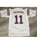 Daunte Culpepper #11 Reebok White Vikings NFL Equipment Authentic Jersey M - £30.66 GBP