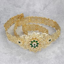 sunspicems Algeria Morocco Jewelry Metal Women Belt Gold Color Wedding Waist Cha - £36.71 GBP