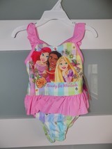 DISNEY PRINCESS READY FOR WHATEVER ONE PIECE SWIMSUIT SIZE 2T GIRL&#39;S NEW - $29.00