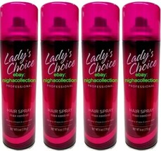 4x Lady&#39;s Choice Professional Hair Spray Max Control, All-Day Shape &amp; Extra Hold - £23.35 GBP