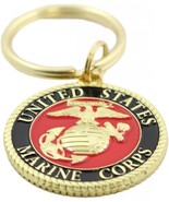 EEC, Inc. US Marine Corps Logo Keychain Patriotic Key Ring Military Gift... - $11.99