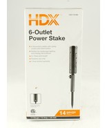 *HDX 6-Outlet Power Stake 14 Gauge Landscape Lighting 1003178999 Outdoor... - $12.51 CAD