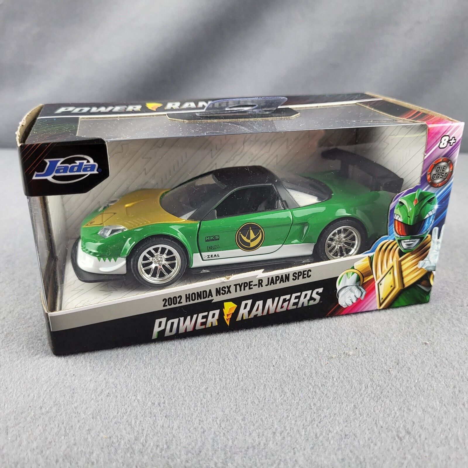 Power Rangers Green 2002 Honda NSX Type-R Die-Cast JADA - $14.52