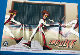 IMPULSE (1995) DC Comics  22&quot; x 32&quot; promotional poster - $14.84