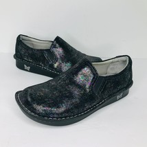 Alegria Leather Slip On Brook Tranquil Multi Color Shoes Double Gore Siz... - $49.40