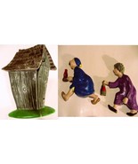 wall plaques old folks and out house - $3.61