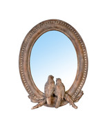 A&amp;B Home Twin Bird Oval Table Mirror 7.5X9.5&quot; - £25.47 GBP