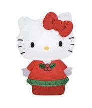 Hello Kitty Airblown Inflatable Christmas Lights Up 4.5’ Feet Tall Gemmy - £41.10 GBP