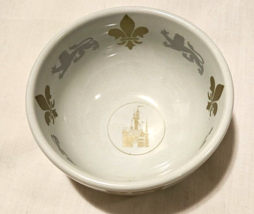 Disney Retro Porcelain Small Bowl with Vintage Disneyland Castle Crest Logo - £28.68 GBP