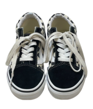 Vans Old School Sneakers Canvas-Suede Kids 12.5 Black White Checks Boys Girls - $15.84