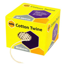 Marbig Natural Twine Cotton Ball 80m - £14.37 GBP