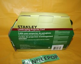 Stanley Landscaping Projector Cord Three Grounded Outlets 25 Feet 15 Amp... - $24.74