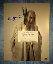 Christopher Lee Hand Signed Autograph 8x10 Photo - £157.12 GBP