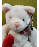 VTG 1998 KELLYTOY Heart Teddy Bear Plush 14in Stuffed Animal Toy Valenti... - $31.05
