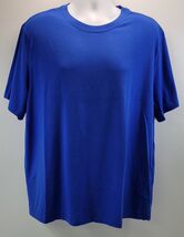 QQ) Athletic Works Men Royal Blue T-Shirt Performance Blend Tee 2XL - $5.93