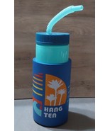 Vintage Cool Gear Hang Ten Cup Travel Mug Water Bottle Coozie Straw 32oz - $16.70