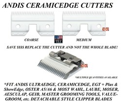 Andis Ceramic Edge Detachable Blade CUTTER*Fit AG BG,Oster A5,Many Wahl Clippers - £15.17 GBP+