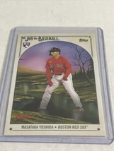 2023 Masataka Yoshida RC Topps Bob Ross Joy Of Baseball #62 Boston Red S... - $7.70