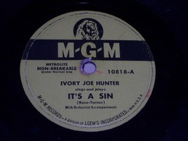 Ivory Joe Hunter 78 rpm record vintage MGM Records - £19.68 GBP