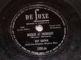 Roy Brown/Mighty Men 78 rpm vintage Deluxe Records - £66.85 GBP