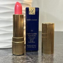 NEW Estee Lauder Signature Hydra Lustre Lipstick 05 PERFECT PINK Gold Tu... - €105,01 EUR