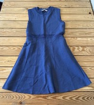 Zara Women’s Sleeveless Knit Dress Size L Blue AE - £19.47 GBP