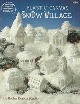 Plastic Canvas Snow Village Pattern Book 3088 Christmas Kooler Design Studio - £5.48 GBP