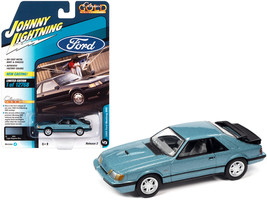 1986 Ford Mustang SVO Light Regatta Blue Metallic with Black Stripes &quot;Classic Go - £15.20 GBP