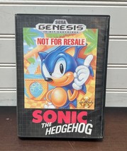 Sonic the Hedgehog Not for Resale Sega Genesis Game, manual &amp; Case - £19.98 GBP