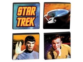 STAR TREK 4 piece TILE MAGNET SET - $15.79