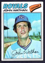 Kansas City Royals John Wathan Rookie Card RC 1977 Topps Baseball Card #218  ! - £0.39 GBP