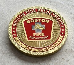 Boston Fire Dept. Challenge Coin - £11.85 GBP