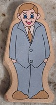 Wooden Train Table Track and Accessory Man in Suit - £4.30 GBP