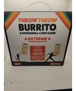 Throw Throw Burrito A Dodgeball Card Game Extreme Outdoor Edition New In... - £19.64 GBP