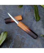 85mm Woodcarving knife with wooden magnetic sheat , Fresh wood carving, ... - $2,339.61 MXN