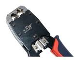 Ratcheting Cable Crimper Tool &amp; 25 Connectors For Cat5 Cat5E Rj45 Networ... - $36.99