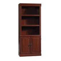Sauder Heritage Hill 4 tier Library With Doors - Classic Cherry finish - £184.81 GBP