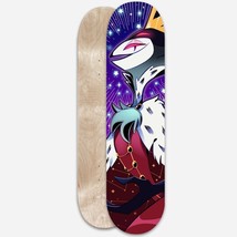 Helluva Boss Stolas Space Skateboard Deck Vivziepop Hazbin Hotel + Stick... - $149.90
