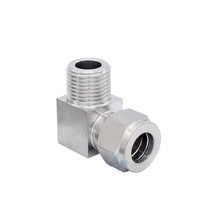 1/8&quot;1/4&quot;3/8&quot;1/2&quot; NPT Male Stainless Compression Fitting 90° Elbow Tube C... - £3.57 GBP+