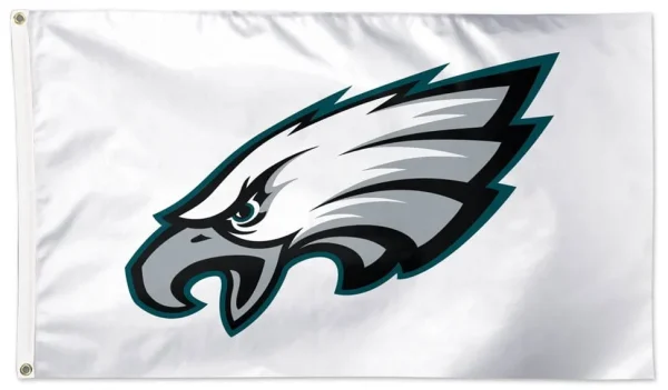 Philadelphia Eagles 3×5 Flag – Team Logo in White - $18.00