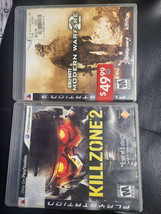 Lot Of 2 :Killzone 2 + Cod Modern Warfare 2 Play Station 3 PS3 Complete + Manual - £7.90 GBP
