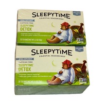 Celestial Seasonings Caffeine Free Sleepytime Detox Wellness Tea Bags - ... - £13.59 GBP