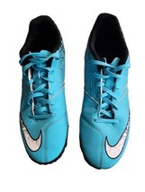 Nike Bombax Tf Unisex Soccer Cleats Size 7 Gamma Blue White Black Soccer  - $22.99