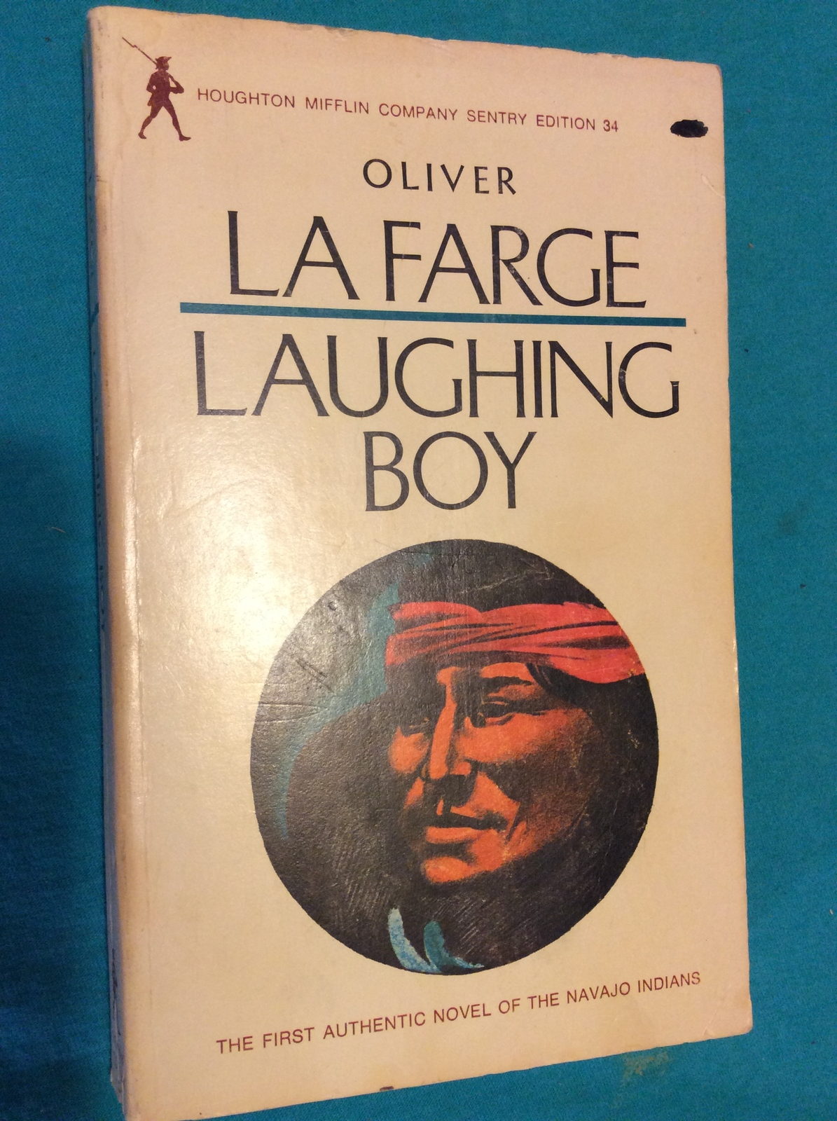 LAUGHING BOY by OLIVER LA FARGE - Softcover - FIRST EDITION NINTH PRINTING - $19.49