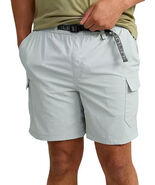 Huk Fishing Men 7&quot; Creekbed Cargo Shorts Harbor Mist Gray Quick Dry Stre... - $727.72 MXN