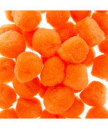 Acrylic Pom Pom Orange 1 Inch - $21.97 CAD