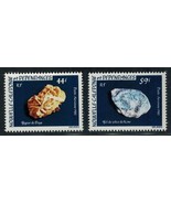 NEW CALEDONIA Sc# c187-188  MNH Gypsum Silica, mines (1983) Air Mail - $3.00