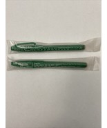 2 Vintage Original Pentel Sign Pen Green in Color - 1 Sealed Both Working - $8.00