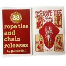 33 Rope Ties and Chain Releases by Burling Hull - paperback book - $2.96